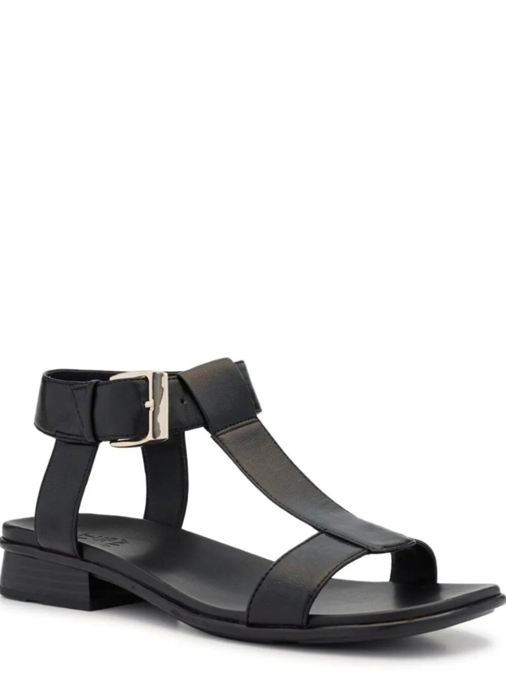 (NWT) Naturalizer - woman's black Easton wide width sandal (10 wide)